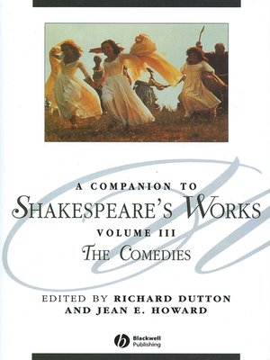 cover image of A Companion to Shakespeare's Works, Volume III